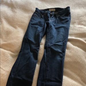 MADEWELL dark skinny high rise jeans